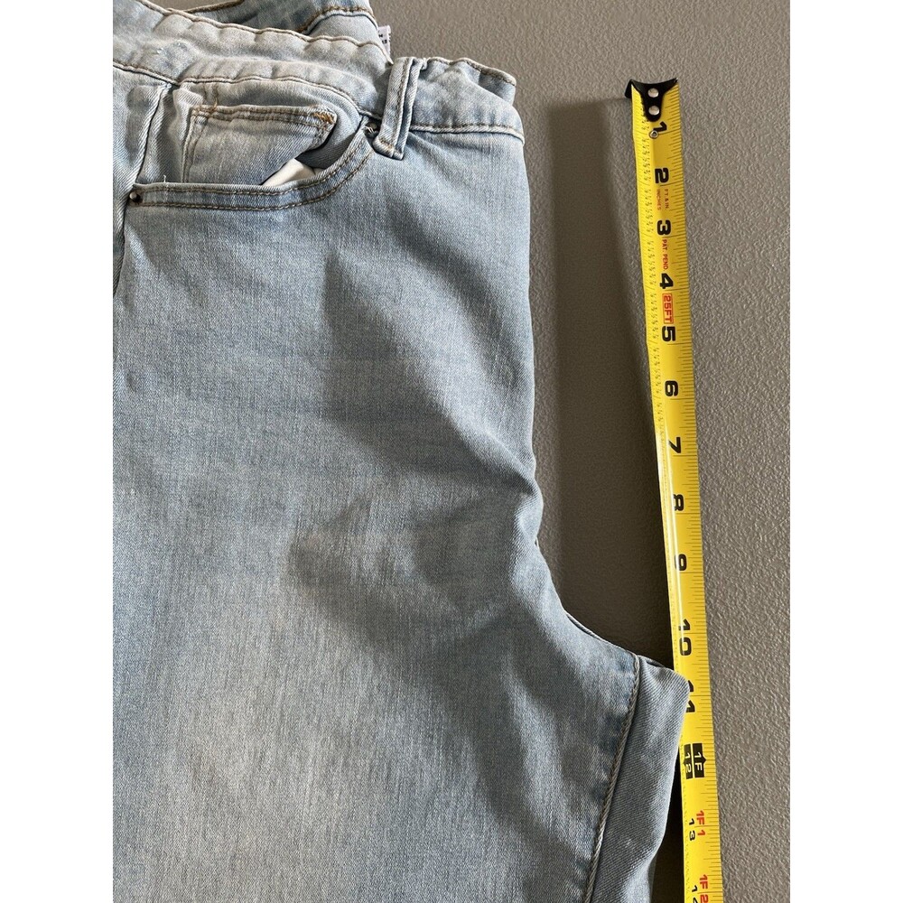 Blue Baggy Womens Jeans Size 12 Light Washed Blue Denim Y2K 90’s Streetwear - Picture 4 of 7